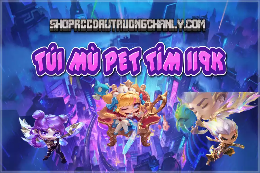 Túi mù pet tím 119k