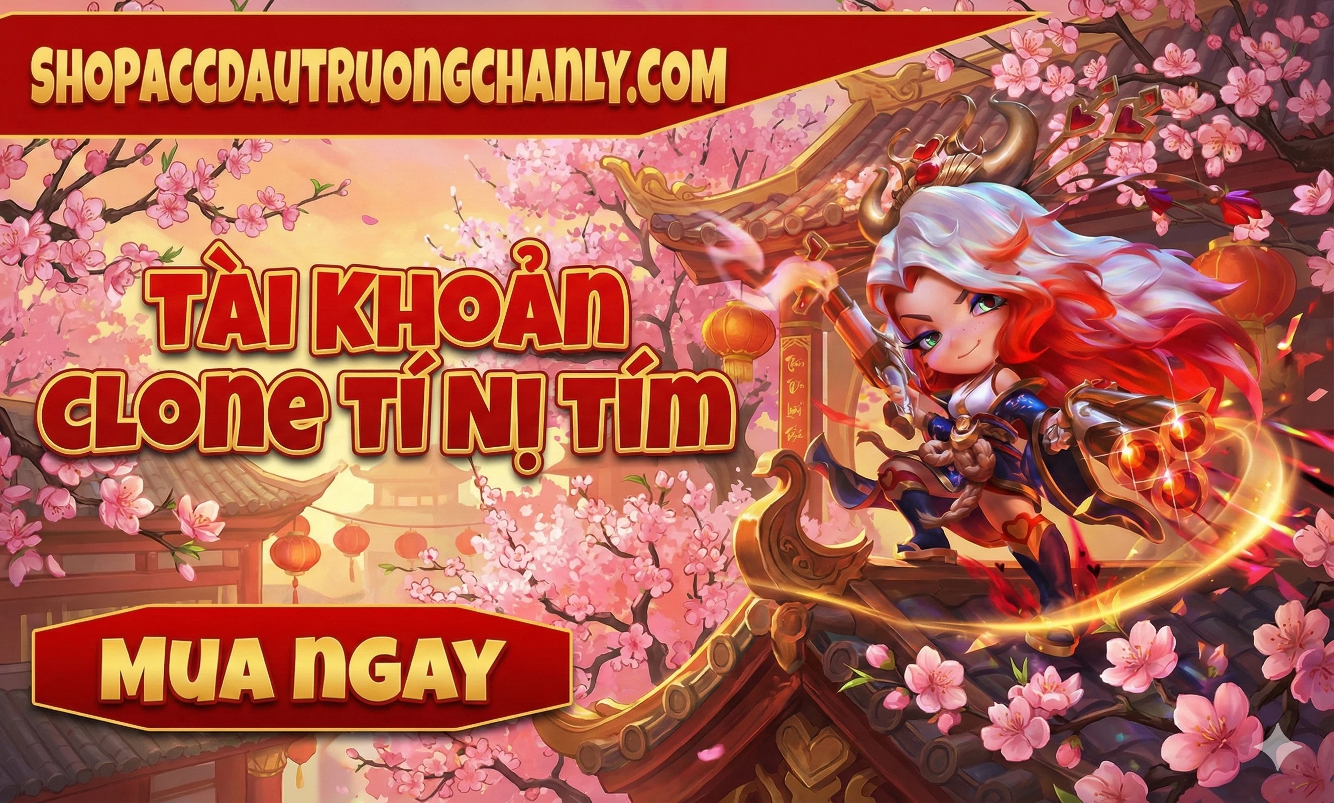 Acc Clone Tí NỊ  Tím TFT